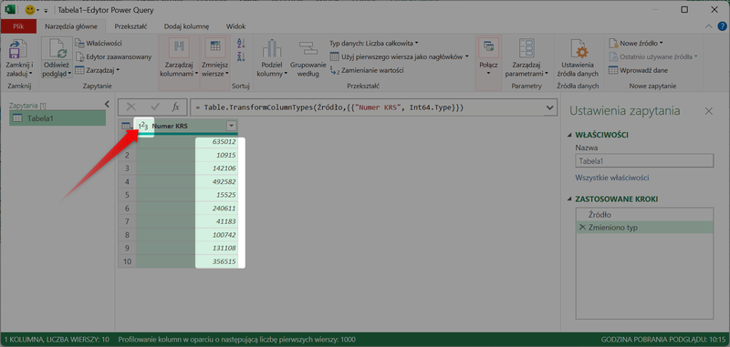 Знімок 5 — Як завантажити дані з MGBI API за допомогою Power Query у програмі Microsoft Excel