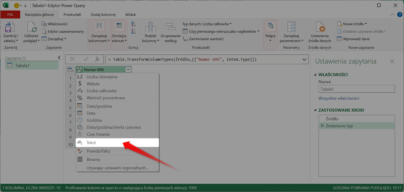 Знімок 6 — Як завантажити дані з MGBI API за допомогою Power Query у програмі Microsoft Excel