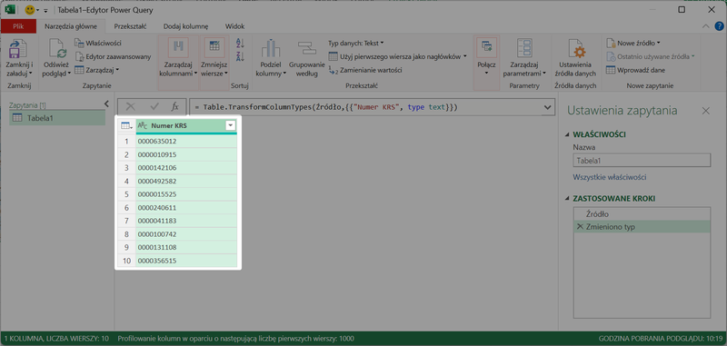 Знімок 7 — Як завантажити дані з MGBI API за допомогою Power Query у програмі Microsoft Excel